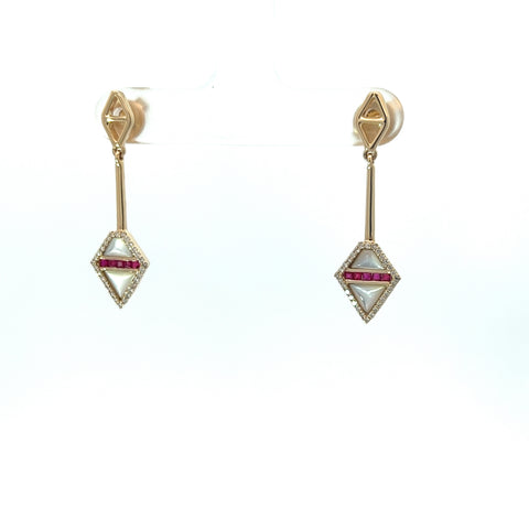 Colored Stone Earring