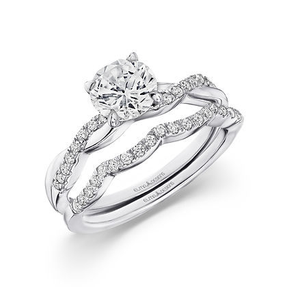 Diamond Wedding Bands  -  Women'