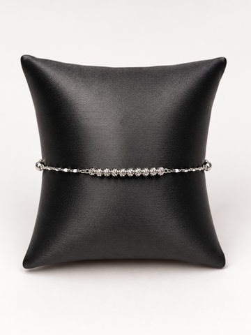 Silver anklet