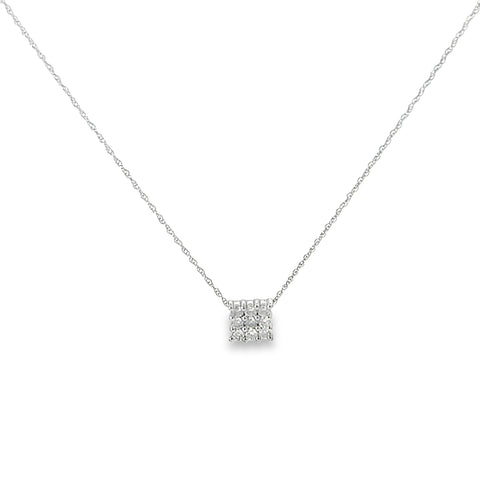 Square Diamond Pendant