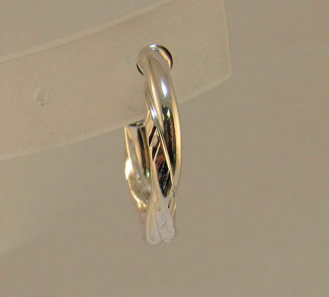 Precious Metal (No Stones) Earring