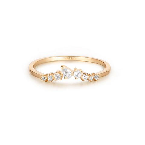 Colored Stone Rings  -  Women'